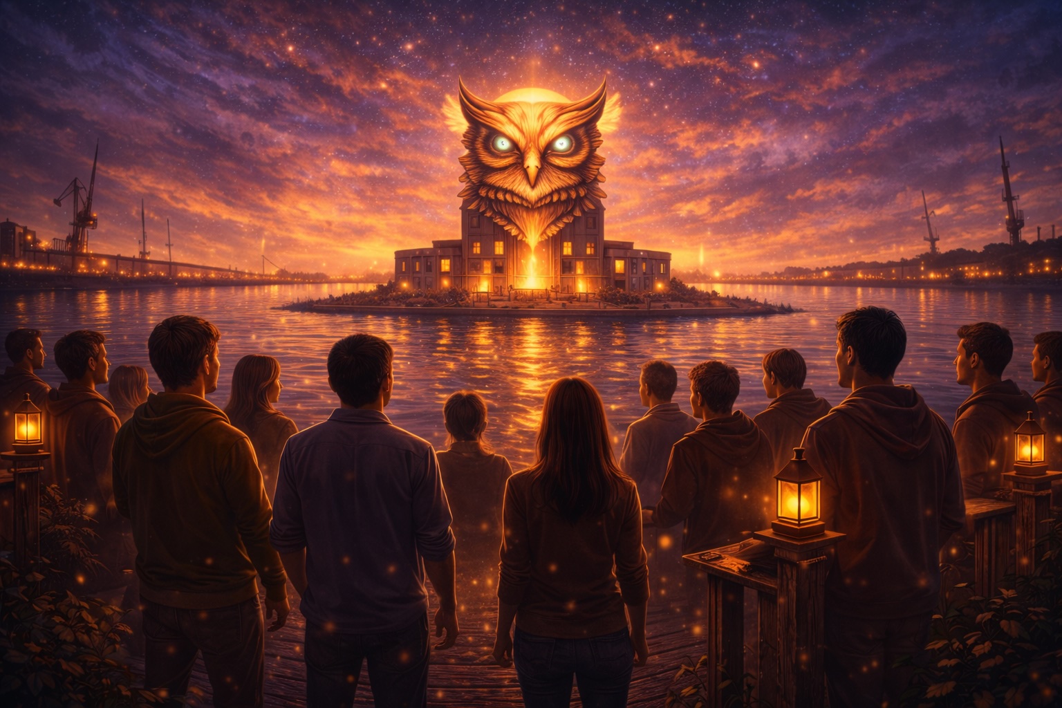 Participation and Owlport invitation visual