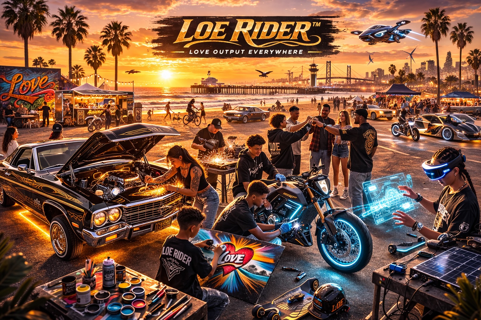 Future of Loe Rider youth innovation custom mobility